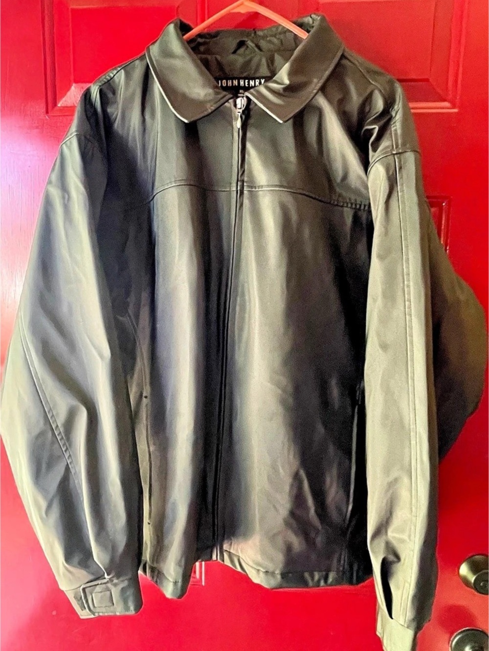 John Henry Men's Black Jacket Size XL Like New